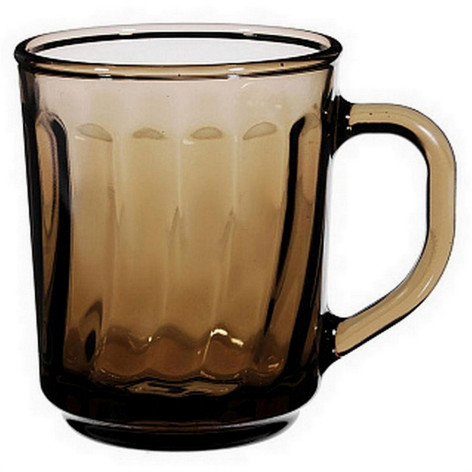 Кружка стеклянная 250 мл обрешетка дымка Elica Pasabahce