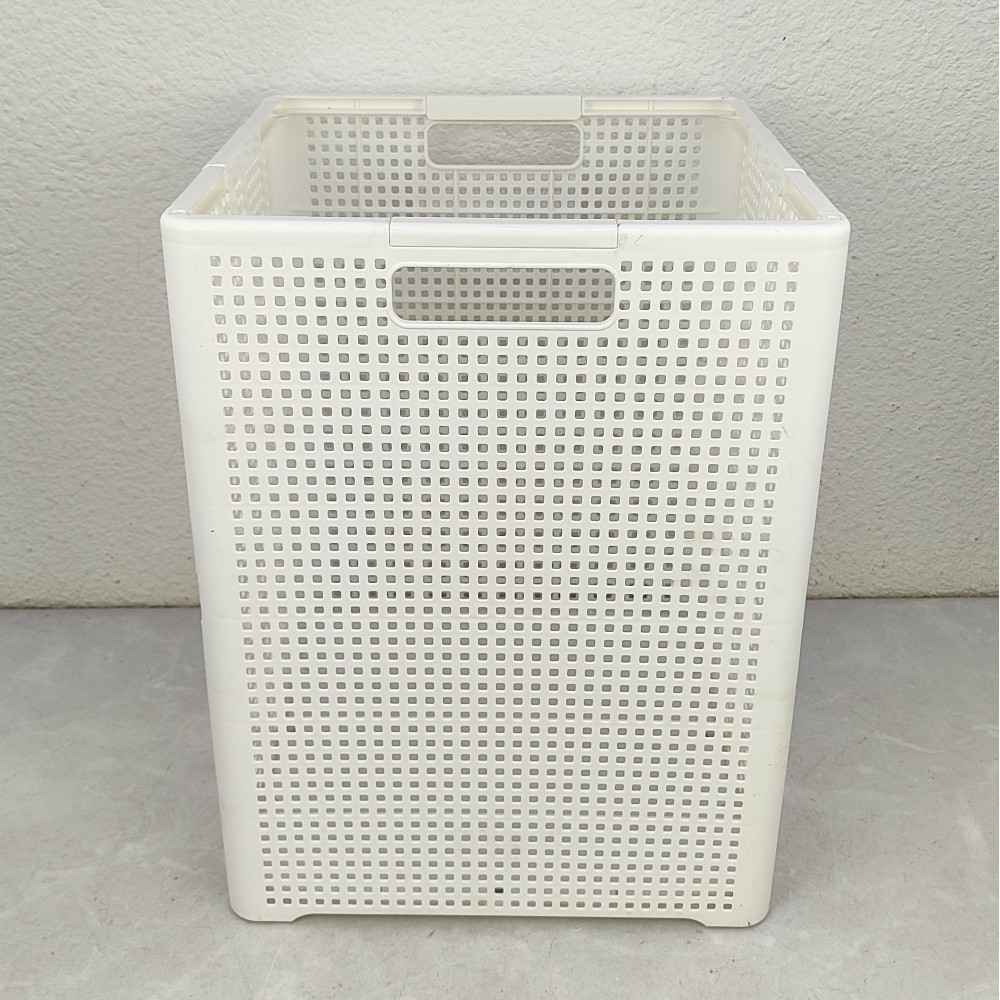 Корзина пластиковая 50 л 450*335*340 мм складная белый Лофт Виолет