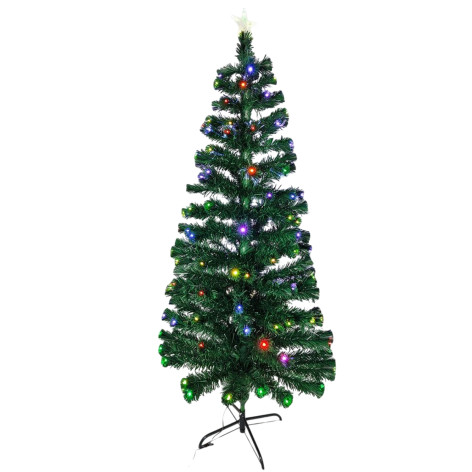 Ель светодиодная 210 см led мультиколор светящиеся кончики вет пласт подст 70-210CM Fex
