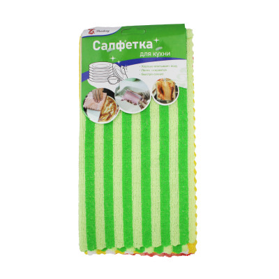Салфетка микрофибра 3 шт 30х30 см микс BJ-16109 Baizheng Салфетка микрофибра 3 шт 30х30 см микс BJ-16109 Baizheng