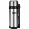 Мини фото Термос нерж сталь  1,5 л широкое горло 2 чаши ручка Классик Биосталь