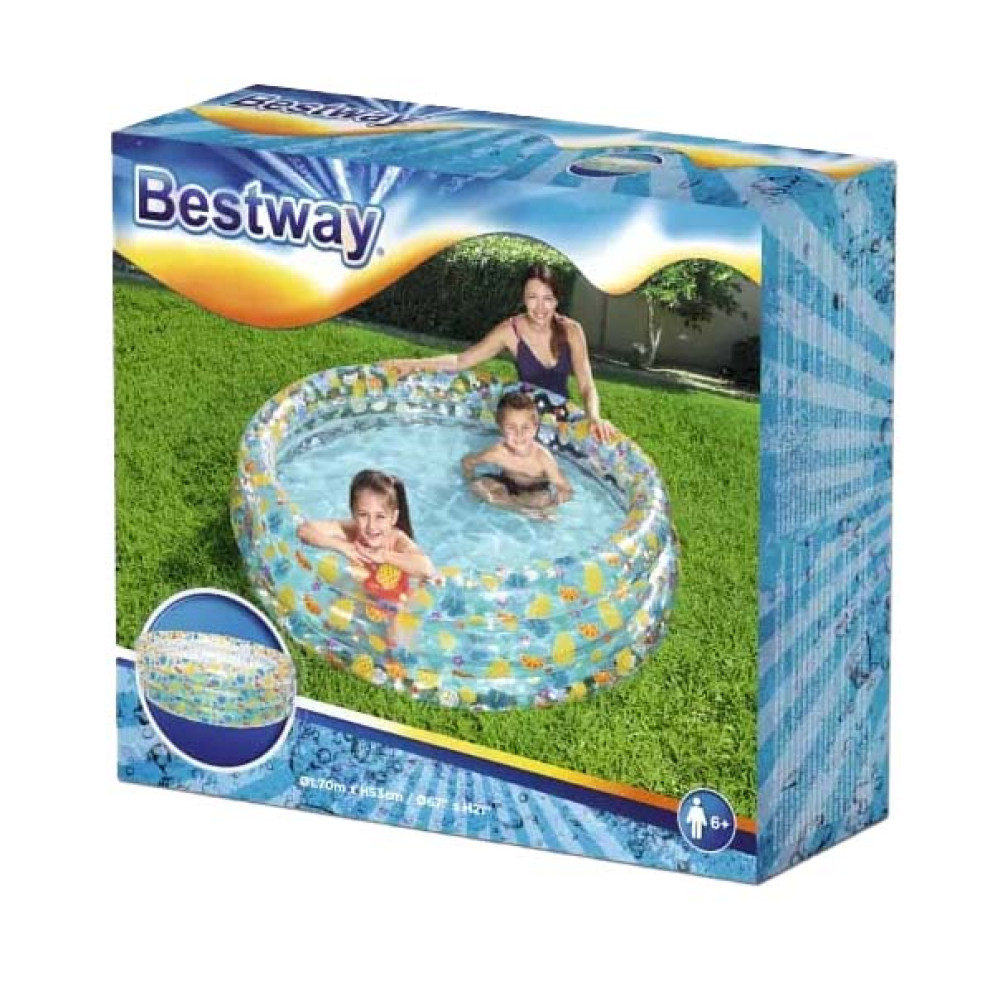 Бассейн надувной 170*53 см 697 л Bestway