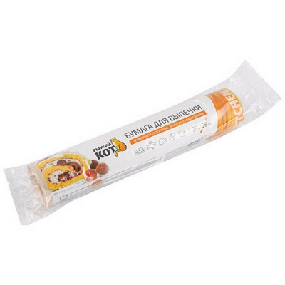 Бумага для выпечки 20 м*28см подпергаментная Рыжий Кот