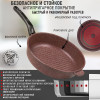 Мини фотография Сковорода-гриль алюминиевая 28 см Шоколад Горница