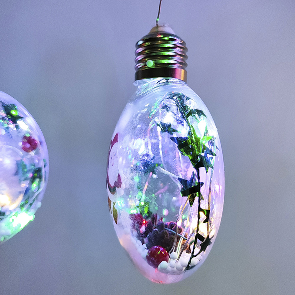 Гирлянда светодиодная 2,8 м 132 led 8 шаров мультицвет Шары Дед Мороз с подарком NP-3326 Fex