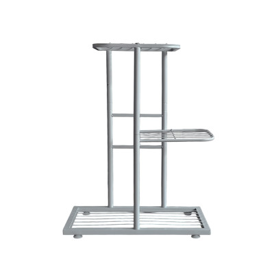 Подставка металлическая для цветов 575*410*220 мм 3 уровня белый Baizheng Подставка металлическая для цветов 575*410*220 мм 3 уровня белый Baizheng