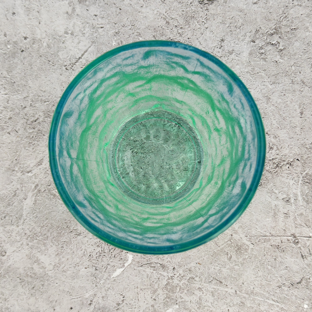 Стакан стеклянный  280 мл Vulcan blue/green Коралл
