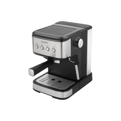 Кофеварка рожковая 1200 Вт 1,5 л 20 бар капучинатор латте съемный поддон черный Brayer