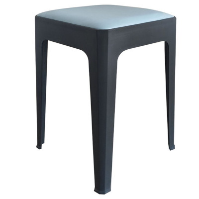 Табурет пластиковый 28*28*46 cм с мягким сиденьем темно-лазурный Baizheng Табурет пластиковый 28*28*46 cм с мягким сиденьем темно-лазурный Baizheng
