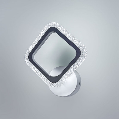 Бра светодиодный 1 плафон 24,8*27,8*8 см 20 Вт 670 LM 5м2 акрил 3 цвета бел Baizheng