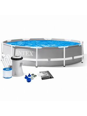 Бассейн каркасный 305*76 см 4485 л фильтр-насос Intex