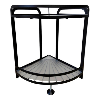 Полка металлическая для ванной 2-х ярусная угловая 32х24х35 см BD-HP467 Baizheng Полка металлическая для ванной 2-х ярусная угловая 32х24х35 см BD-HP467 Baizheng