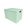 Мини фото Контейнер пластиковый 20 л 389х266х236 мм крышка в бирюзовый Baizheng