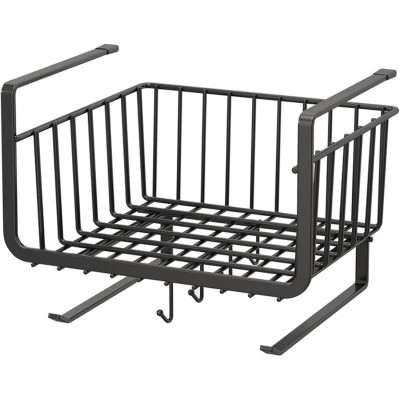 Полка металлическая для кухни подвесная 33*27,5*20,5 см черный CY-0107 Baizheng Полка металлическая для кухни подвесная 33*27,5*20,5 см черный CY-0107 Baizheng