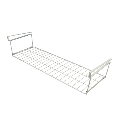 Подставка металлическая для обуви 1 ярус 60*20*13 см подвесная белый Baizheng