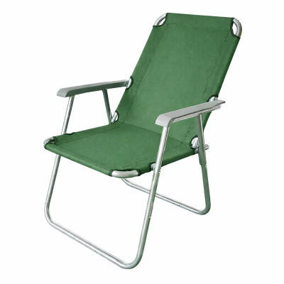 Стул со спинкой туристический складной 54*54*84 см до 120 кг зеленый Baizheng