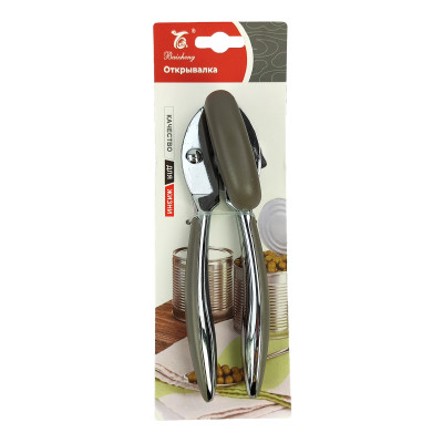 Нож нержавеющая сталь 18х4,7х5,5 см консервный пластиковая ручка Baizheng