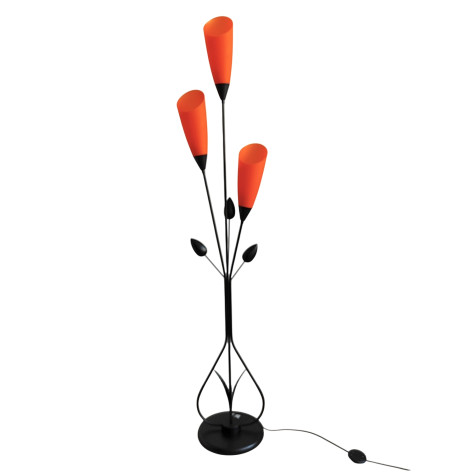 Торшер 3 плафона 165*29*28 см Е27 60Вт12м2 плафон акрилл черный Baizheng