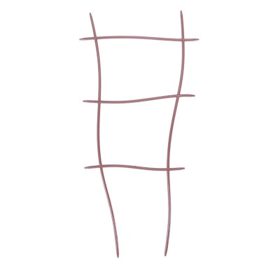 Опора пластмассовая для вьющихся цветов 20х45 см мокко Bmc Опора пластмассовая для вьющихся цветов 20х45 см мокко Bmc