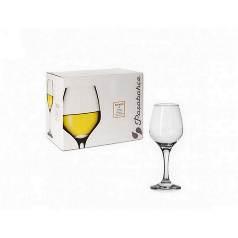 Набор стеклянный бокалов 6 пр 350 мл для вина Isabella Pasabahce