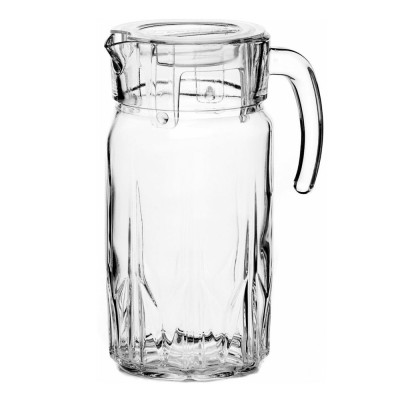 Кувшин стеклянный 1500 мл пласт крышка Karat Pasabahce