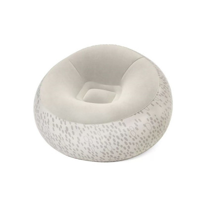 Кресло надувное 112*112*66 см до 115 кг светло-серый BestWay