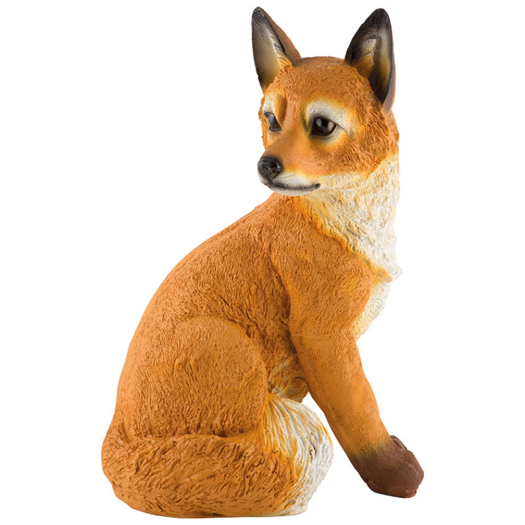 Фигурка полистоун садовая 35 см Лисичка Park