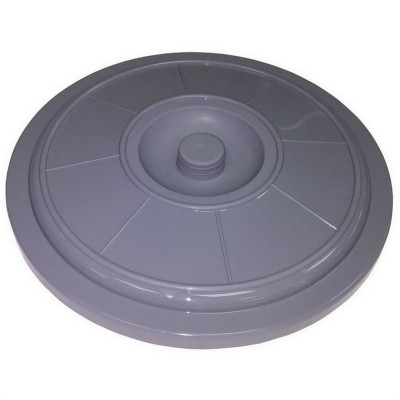 Крышка пластиковая для ведра 5 л серая