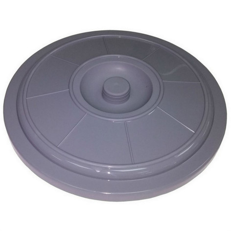 Крышка пластиковая для ведра 15 л серая