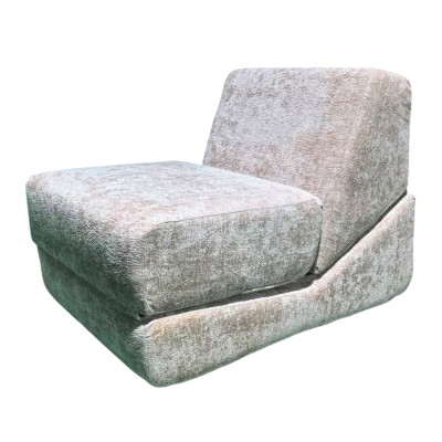 Кресло-трансформер бескаркасное 98*68*70 см ППУ 30D текстиль бежевый Baizheng