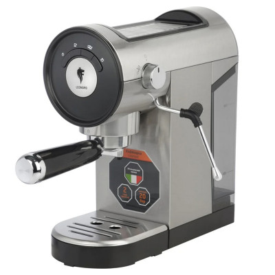 Кофеварка рожковая 1200 Вт 1,5 л 20 бар капучинатор латте съемный поддон черный Brayer