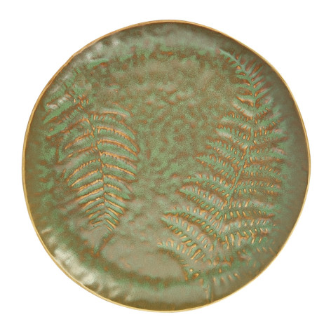 Тарелка фарфоровая десертная 21,5 см Fern deco Коралл