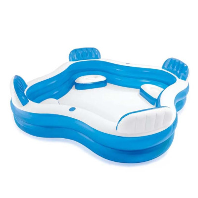 Бассейн надувной 229*229*66 см Семейный Intex