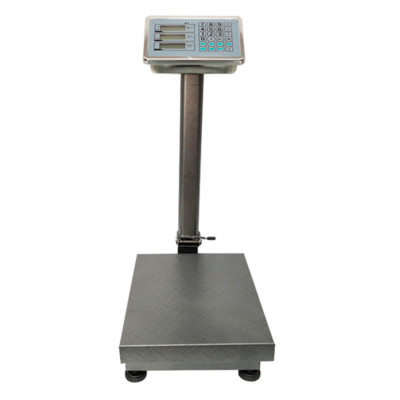 Весы платформенные металл до 100 кг 64х32 см деление 0,1 кг аккумулятор дисплей памят Baizheng