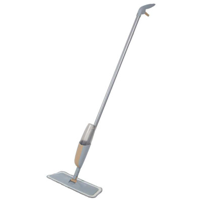 Швабра металлическая 120 см с распылителем насадка микрофибра 39,5х12,5 см Spray Leonord