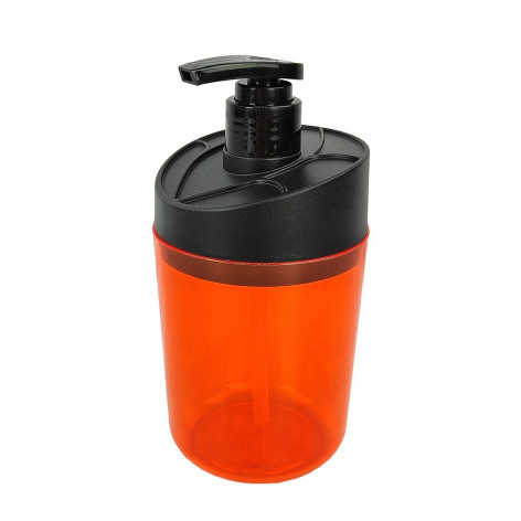 Дозатор пластиковый для жидкого мыла 78х78х166 мм дымчато-серый Scarlet Berossi