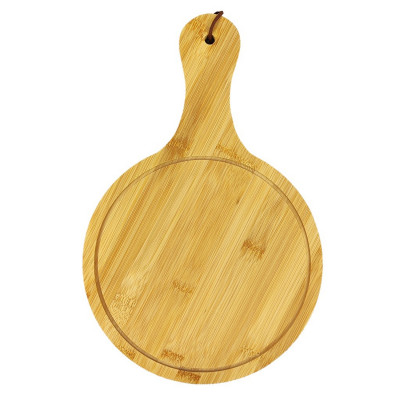 Поднос бамбуковый 25х35х1 см круглый Baizheng