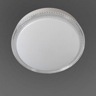 Светильник потолочный светодиодный 50 см 60 Вт 25м2 2 цвета акрил пульт белый Baizheng