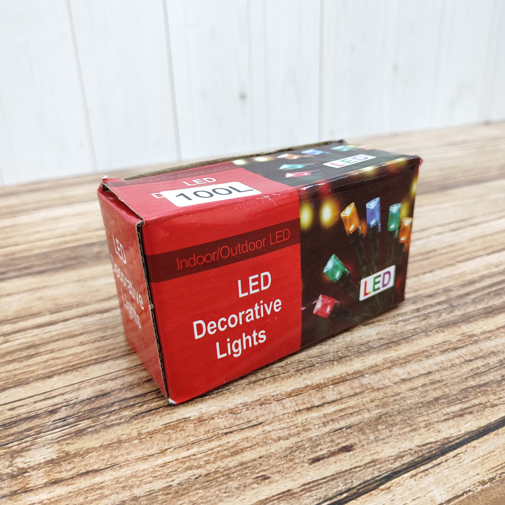 Гирлянда светодиодная 5,5 м 100 Led кристалл нить мультиколор XHP-1112 Fex