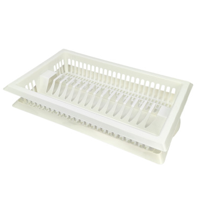 Сушилка пластиковая для посуды 480*305*90 мм светло-бежевая №3 Мечта хозяйки Альтернатива