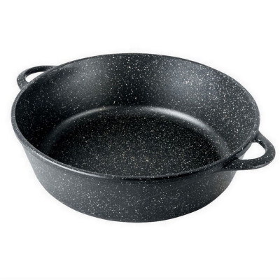 Жаровня алюминиевая  4,5 л 30х9,5 см Универсальная Гранит Горница