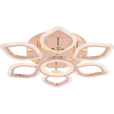 Люстра светодиодная 7 плафонов 61*12 см 92Вт 4140LM 40м2 3 цвета пластик пульт золото Baizheng Люстра светодиодная 7 плафонов 61*12 см 92Вт 4140LM 40м2 3 цвета пластик пульт золото Baizheng