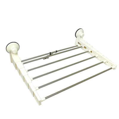 Держатель металлический для полотенец 62х15х10/34 см присоски молочный Baizheng Держатель металлический для полотенец 62х15х10/34 см присоски молочный Baizheng