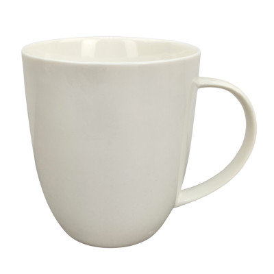 Кружка фарфоровая 400 мл белый Barista Коралл