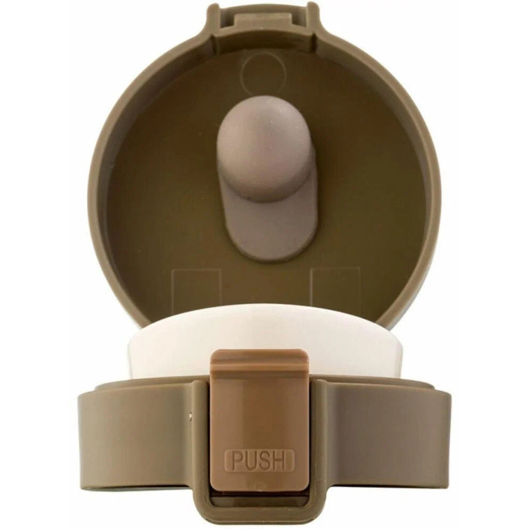 Картинка Термокружка нержавеющая сталь  0,4 л кнопка-предохранитель античная бронза Crosstown Биосталь