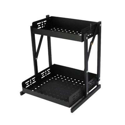 Полка металлическая для кухни 33,5х28,5х37,5 см 2-х ярусная микс BD-HP478 Baizheng