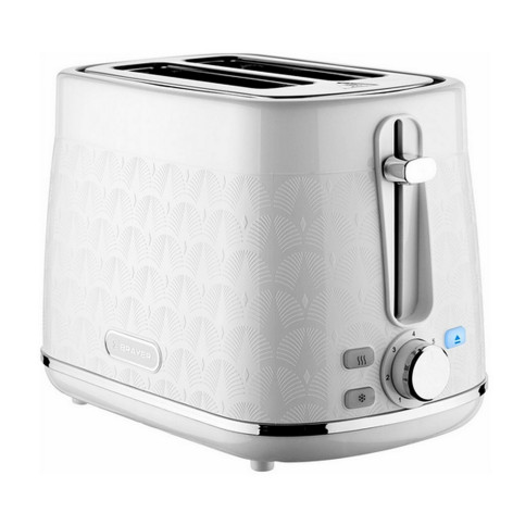 Тостер 930 Вт BR2102 Brayer