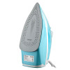 Мини картинка Утюг 2,6 кВт керамическая подошва цифровой индикатор вертикальное отпаривание самоочистка голубой Brayer