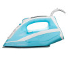 Мини фотография Утюг 2,6 кВт керамическая подошва цифровой индикатор вертикальное отпаривание самоочистка голубой Brayer