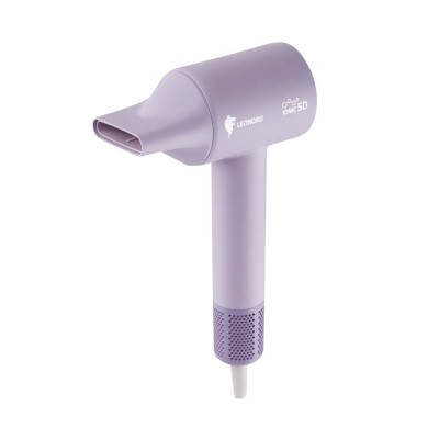Фен 1800 Вт 4 режима 2 скорости ионизация 1 насадка фиолетовый LE-1222 Leonord